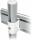 Schienensystem Viewlite Schreibtisch 702, bis 3 Geräte bis 8 kg, silber
