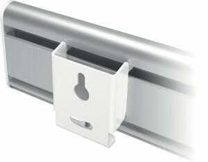 Schienensystem Viewlite Schreibtisch 712, bis 3 Geräte bis 8 kg, silber