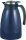Isolierkanne GLACE, 1,5 Liter, doppelwandig, Einhandbedienung, dunkelblau