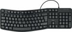 Tastatur EKC-400, ergonomisch, Handballenauflage,...
