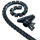 Spiralschlauch, flexibel, universal, 7,5 - 30 mm, 2,5 m, schwarz