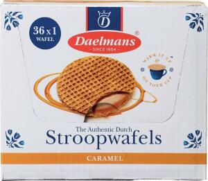 Daelmans Stroopwafel Jumbo, 36 x 39g, 1 Packung = 36 Stück