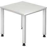 Schreibtisch QS08, 800 x 800 x 680-835 mm, 4-Fuß,...