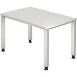Schreibtisch QS12, 1200 x 800 x 680-835 mm, 4-Fuß,...