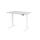 Sitz-Steh-Schreibtisch XDBK12, 1200 x 800 x 640-1290 mm, C-Fuß, elektrisch höhenverstellbar, grau/weiß
