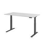 Sitz-Steh-Schreibtisch XDBK16, 1600 x 800 x 640-1290 mm,...
