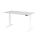 Sitz-Steh-Schreibtisch XDBK16, 1600 x 800 x 640-1290 mm, C-Fuß, elektrisch höhenverstellbar, grau/weiß