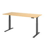 Sitz-Steh-Schreibtisch XDBK19, 1800 x 800 x 640-1290 mm,...