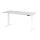 Sitz-Steh-Schreibtisch XDBK19, 1800 x 800 x 640-1290 mm, C-Fuß, elektrisch höhenverstellbar, grau/weiß