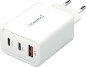 Schnellladegerät W65ACC GaN weiß 2x USB-C, 1x USB-A, 65 W, 100-240 V
