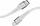 USB Kabel C315L, Nylon, USB-C auf USB-Lightning, Datenübertragung 480 Mbps, max. 27 W, Länge: 1,5 m, weiß