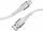 USB Kabel A315L, Nylon, USB-A auf USB-Lightning, Datenübertragung 480 Mbps, max. 12 W, Länge: 1,5 m, weiß