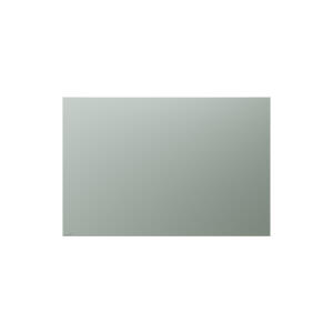 Glasboard, eckige Ausführung, matte Oberfläche, 100 x 200 cm, Sage Green