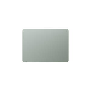 Glasboard, abgerundete Ecken, matte Oberfläche, 90 x 120 cm, Sage Green