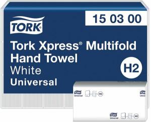 Tork Xpress® Multifold-Handtücher H2, Universal, 2-lagig, 21x 160 Tücher, weiß