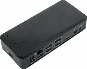 USB-C Universal DV4K Docking Station mit 100W Power Delivery, schwarz