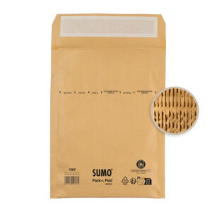 Papierpolstertasche 1513, 100 % recycelt, Innenmaß: 145 x 215 mm, braun, 1 Packung = 100 Stück