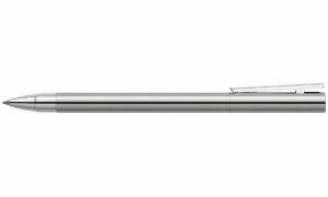 Faber Castell Tintenroller Neo Slim Edelstahl glänz. 0,6 mm