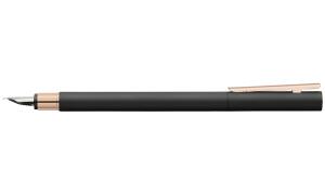 Faber Castell Füller Neo Slim Metall schwarz/rosé Feder F