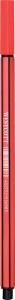 Fineliner 0,4 mm Strichstärke, mit metallgefasste Schreibspitze, Tinte auf Wasserbasis, rot