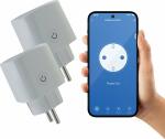 Smart WLAN Steckdose, innen, Steuerung über App,...