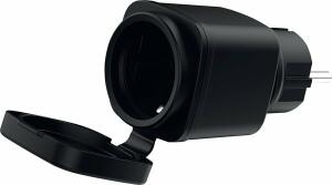 Smart WLAN Steckdose, außen, max. 230V, max. 13A, schwarz