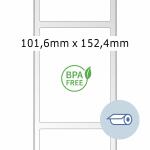 Herma Thermo-Rollenetiketten 101,6 x 152,4 mm weiss 1...