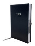 2025 ADINA Buchkalender Chefplaner A5 anthrazit-metallic...