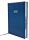 2025 ADINA Buchkalender Chefplaner A5 blau-metallic 1 Tag 1 Seite