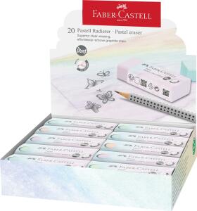 Faber Castell Radierer Dust-free 62x22x12 mm pastell
