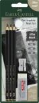 Faber Castell Bleistift Pitt Graphite Matt HB+2B+4B 3er