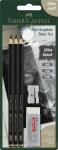Faber Castell Bleistift Pitt Graphite Matt 10B+12B+14B 3er