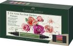 Faber Castell Tuschestift PAP Dual Marker 5er Flowers