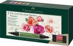 Faber Castell Tuschestift PAP Dual Marker 5er Flowers