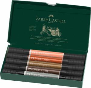 Faber Castell Tuschestift PAP Dual Marker 5er Portrait