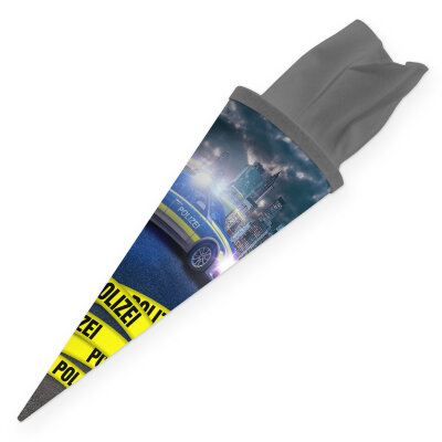 Schultüte Polizei 22- 85cm Zuckertüte Geschenk Schulanfang Tüte Schuleinführung (70cm)
