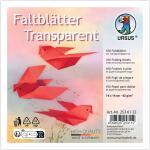 FALTBL. TRANSPARENT 42G. 14x14CM 100BL.ROT