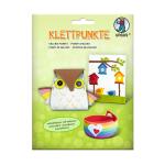 KLETTPUNKE RUND 84PAAR,SELBSTKLEBEND WEISS