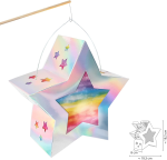 TWINKLE STAR "METALLIC SILBER IRISIEREND"