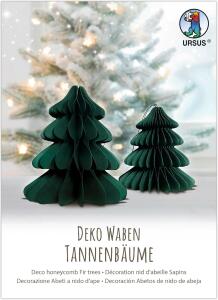 DEKO WABEN TANNENBÄUME "GRÜN"