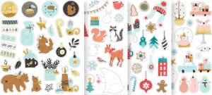 GLITZER-STICKER "WINTER"