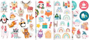 GLITZER-STICKER "WEIHNACHTEN" 4008525250760