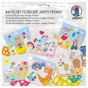 BASTELSET FILZBILDER "HAPPY FRIENDS"