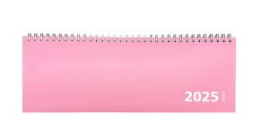 2025 ADINA Tischquerkalender pink 1W 2S 30x10cm