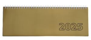 2025 ADINA Tischquerkalender gold 1W 2S 30x10cm