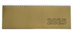 2025 ADINA Tischquerkalender gold 1W 2S 30x10cm