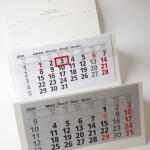 2025 ADINA Viermonatskalender 92x33cm mit Tagesanzeiger...