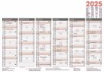 2025 Glocken Tafelkalender A4 4061947130720
