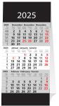 2025 ADINA Kleiner Dreimonatskalender sw mit...