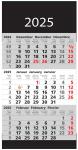 2025 ADINA Kleiner Dreimonatskalender sw mit...